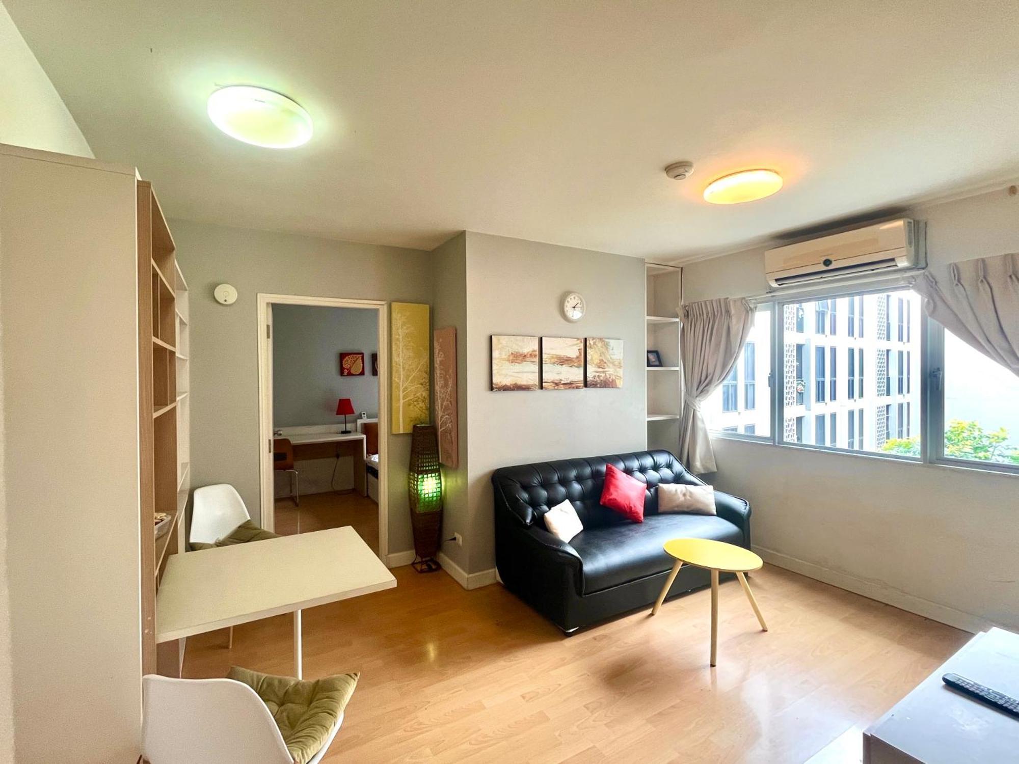 1Br Condo 5 Min To Bts 1000Mbps Fiber Wi-Fi Бангкок Экстерьер фото